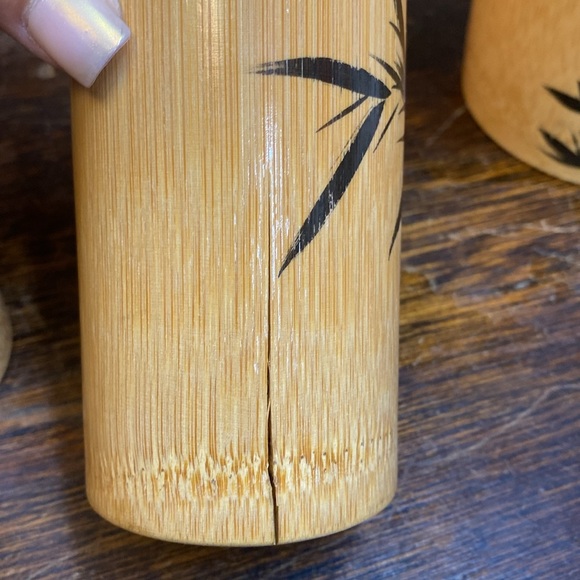 MCM bamboo beverage set - Picture 7 of 10